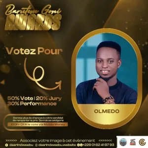 Général Olmedo — candidat de la 1re édition des Barutem Goni Awards (2025).