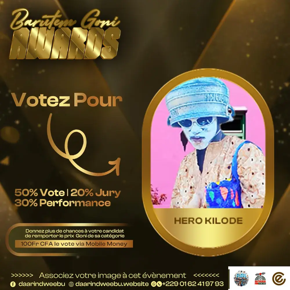 Hero Kilodé — candidat de la 1re édition des Barutem Goni Awards (2025).