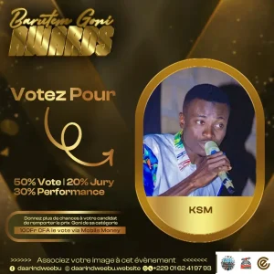KSM SOUROKOU — candidat de la 1re édition des Barutem Goni Awards (2025).