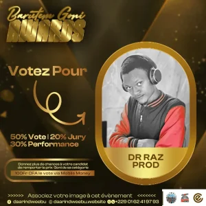 RAZ PROD — candidat de la 1re édition des Barutem Goni Awards (2025).